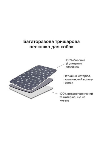 Многоразовая пеленка для собак арт. 55, размер 60х90 см AquaStop (335386215)