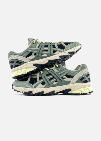 Хакі всесезон кросівки чоловічі і жіночі asics gel-sonoma 15-50 khaki | асікс гель-сонома 15-50 хакі No Brand