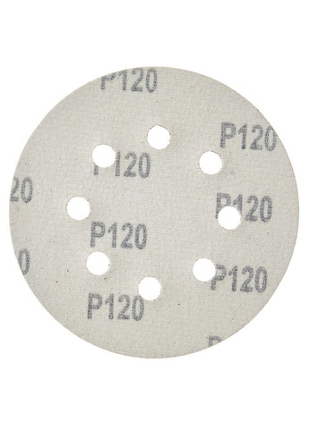 Круг шліфувальний самозачіпний 125 мм 8отв. з,120 5шт (196037) Vitals (324799459)