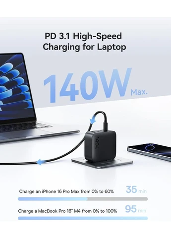 Зарядная станция Nano100 LiFePO4 31000 мАч 99.2 Втч 100 Вт + зарядка 140 Вт Baseus AFERIY (400786561)