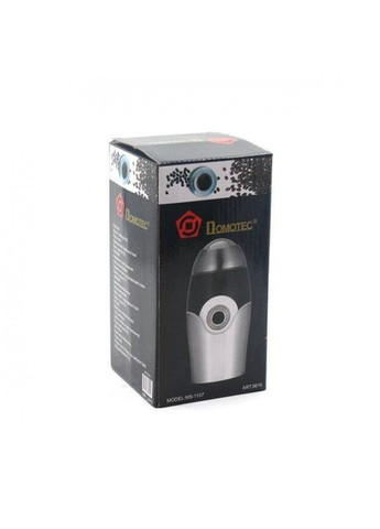 Електрична кавомолка подрібнювач ножова роторна 200 Вт MS 1107 Чорна Domotec (306716848)