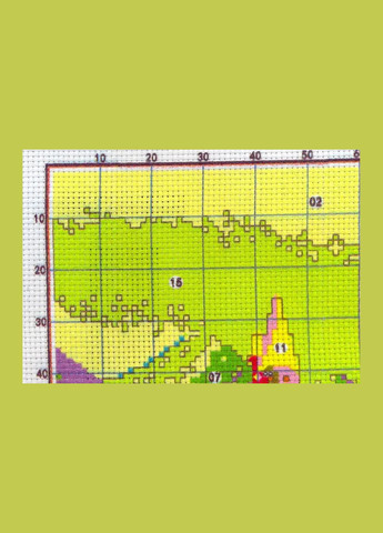 Набор для вышивания по нанесённой на канву схеме "German Swan Stone Castle". AIDA 14CT printed, 16*41 см Joy Sunday (313612904)