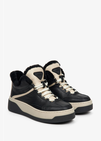 Зимние ботинки-спорт, цвет черный Estro