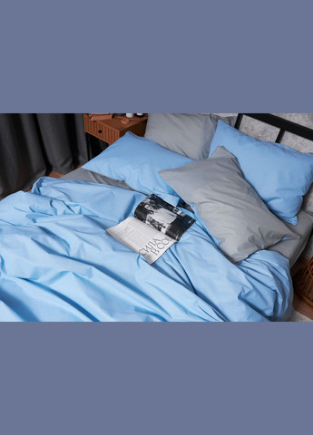 Комплект постельного белья Бязь Gold Люкс King Size 220x240 наволочки 4х70х70 (MS-820003084) Moon&Star Nordic Gray (288043649)