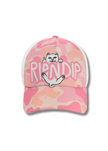 Літня кепка із сіткою Ріпндіп / Ripndip Lord Nermal No Brand Кепка із сіткою та принтом (334673699)