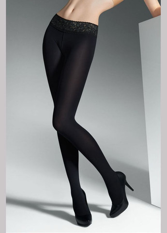 Заниженные колготки с кружевным поясом Marilyn erotic vita bassa 50d-1 black (284278387)