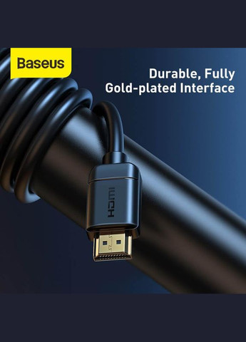 Кабель high definition Series HDMI 4K To HDMI 4K Adapter Cable |3m, 4K, HDMI2.0| (CAKGQC01) Baseus (279826390)