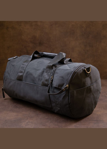 Спортивна сумка текстильна з кишенями для взуття та килимка чорна (sku_20640) No Brand (328922746)