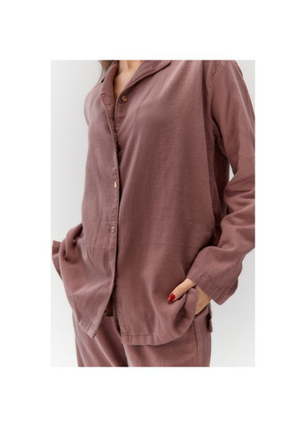 Сливовая всесезон пижама женская home - porta сливовый m рубашка + брюки Lotus