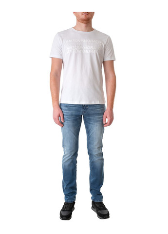 Белая футболка-футболка мужская для мужчин Antony Morato