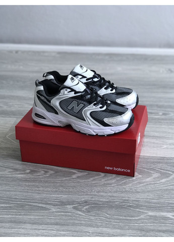 Білі Осінні кросівки чоловічі і жіночі new balance 530 white silver black | нью беланс 530 білі No Brand