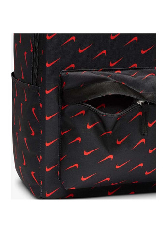 Рюкзак NK HERITAGE BKPK - SWOOSH DROP 25L Черный, Красный 43 х 30.5 х 15 см Nike (367601527)