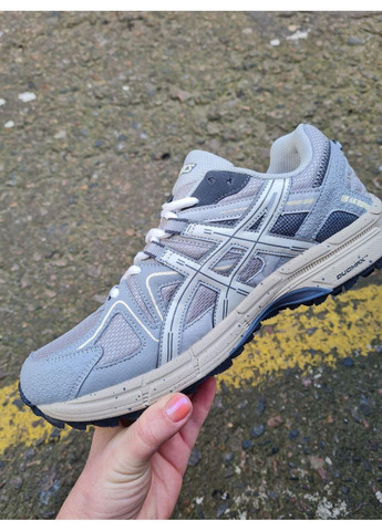 Серые демисезонные кроссовки мужские asics gel-kahana 8 light grey асикс гель кахано No Brand