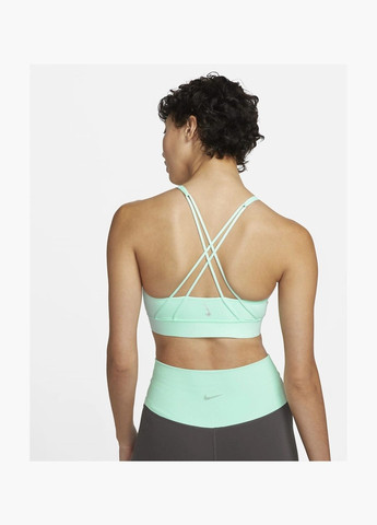 Топ женский Womens Medium-Support Padded Sports Bra Turquoise Cj0544-379 Nike (332609902)