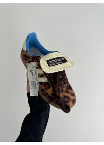 Комбіновані літні кросівки adidas samba x walles bonner leopard адідас самба No Brand