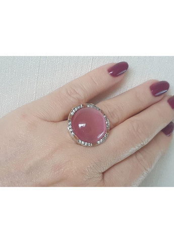 Срібне кільце з улекситом і позолотою "Каліпсо" Golden Silver (370160407)