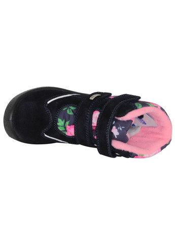 Синие ботинки зимние 330 цветок для девочек синие. размер 29 Floare