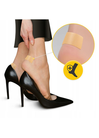 Защитная лента от натирания Protect Foam 5 см x 4.5 м для пальцев и пятки Beige (P-5905973401555) 4FIZJO (337945071)