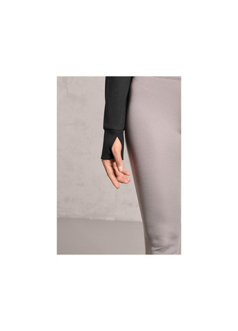 Толстовка укорочена для жінки HeiQ Mint 434778 чорний Crivit (324888994)