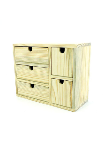 Мини-комод из дерева Джосари бланже (МНК-003201) No Brand (328225822)