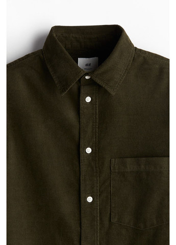 Зеленая рубашка H&M