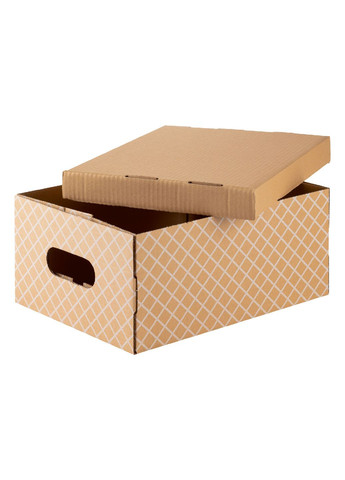 Набір картонних ящиків для зберігання 6шт бежевий Lidl United Office (292729463)