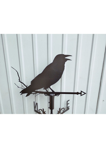Флюгер Ворон, флюгер на кровлю из металла 2 мм. No Brand (368896440)