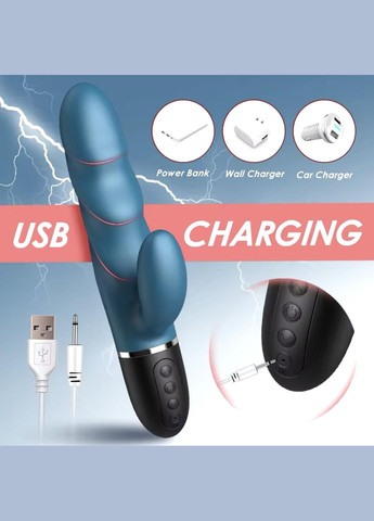 Большой фаллоимитатор 24 см, мощный вибратор, вагинальный массажер для точки G No Brand (307908961)