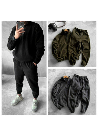 Костюм чоловічий теплий флісовий штани і кофта без капюшона. Чоловічий костюм фліс No Brand (371536824)