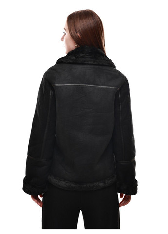 Чорна зимня куртка зимова жіноча M@C