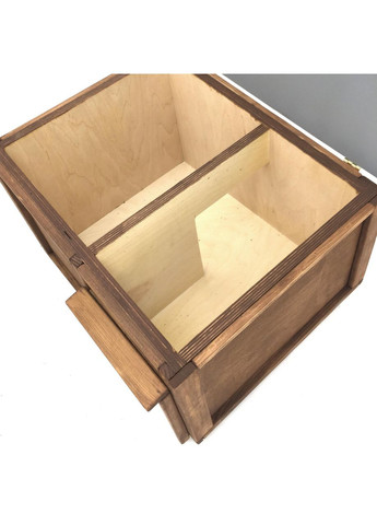 Будиночок для їжачків з дерева Свіпі капучино-маренго (ДДЕ-00200919) No Brand (328605869)