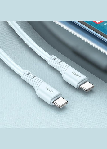 Кабель USB Type-C к USB Type-C / Провод шнур юсб тайп си на юсб тайп си для быстрой зарядки и передачи данных 1м Hoco (356098749)