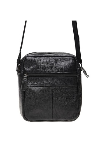 Сумка планшет через плечо мужская из натуральной кожи маленькая Черный 36532 Borsa Leather (353689895)