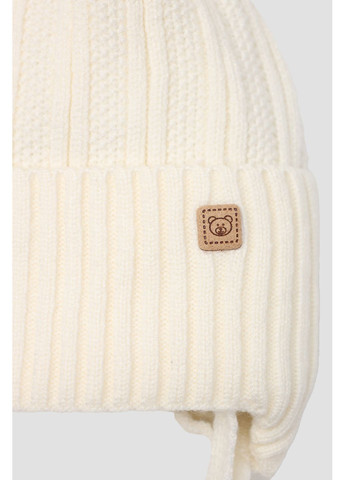 Шапка для хлопчика колір молочний ЦБ-00286581 Kraft (365588764)