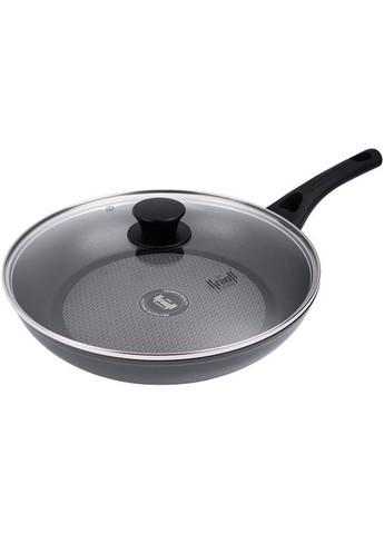 Сковорода з кришкою Hamburg 26 см Black (25-45-157) Krauff (317623702)