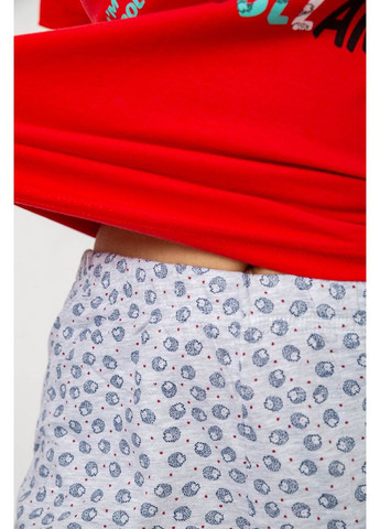 Червона всесезон піжама жіноча з принтом Sport Line