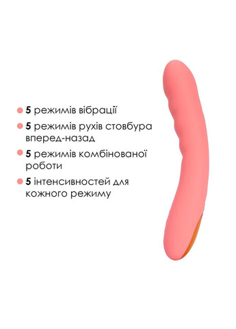 Смарт-вібратор з пульсацією Svakom Ava Neo Peach Pink, 15 режимів роботи, водонепроникний No Brand (366879152)