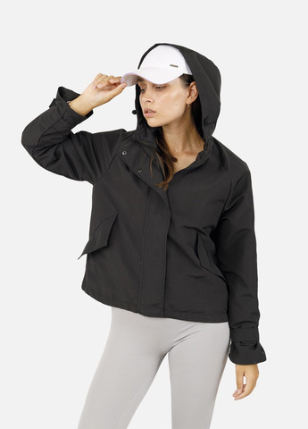 Женская ветровка цвет черный ЦБ-00258988 Yuki (302371201}