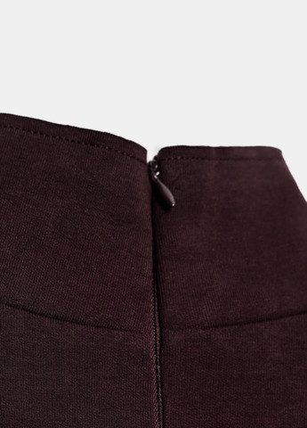 Темно-бордовое платье Zara однотонное