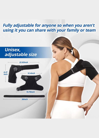 Медичний Пояс для Підтримки Плечей з Регульованим Плечовим Ременем під Тиском Toelab M163 (4024356) Clefers (300694579)