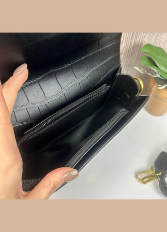 Жіноча сумка, Мінісумка на плече, маленька жіноча сумочка клатч, мінісумка-клатч екошкіра якісна Чорний No Brand (334731233)