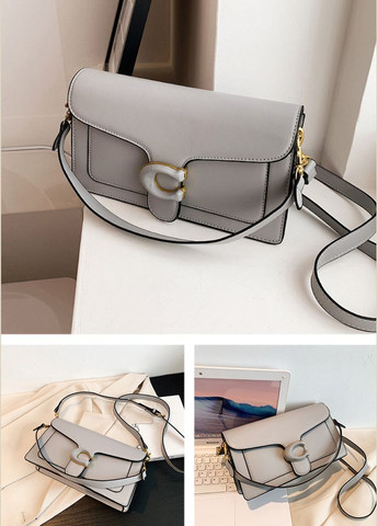 Женская сумка Coach 6938 кросс-боди серая No Brand (303360516)