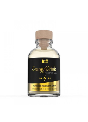 Массажний гель с согревающим эффектом Energy Drink 30 мл Intt (297131686)