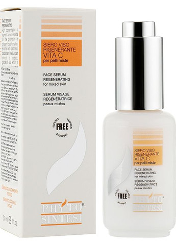 Відновлювальна сироватка для обличчя Vita C Face Serum Regenerating 30ml (950315-33575) Phyto Sintesi (368654575)