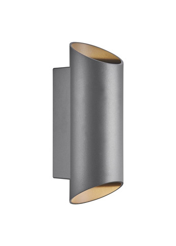 Фасадный уличный светильник-подсветка Nico Round 22 2 лампы GU10 алюминий антрацит 23.5х7.7х9.5 см Nordlux (301333825)