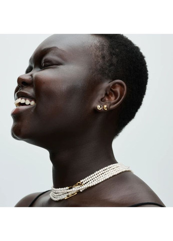 Серьги шарики Пандора "Природные формы" 263298C00 Kabluchka (355347914)