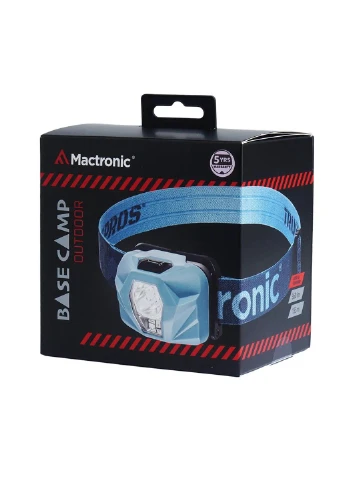 Фонарь налобный Base Camp (360 Lm) Cool White/Warm White/Red LED USB Recharge Mactronic (315396206)