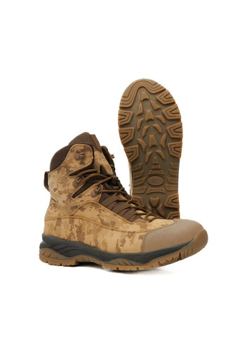 Военные Женские Зимние Берцы из Кожи. 36-46р Койот+Пиксель. Адаптированы к постоянным нагрузкам! STZF-2142 36 No Brand (349513267)