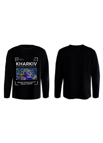 Черный демисезонный лонгслив 4PROFI