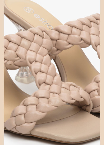 Шльопанці, колір бежевий Estro (324030549)